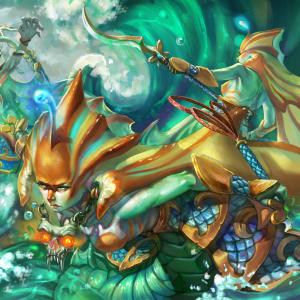 Thumbnail of Naga Siren and Undying Digital Art