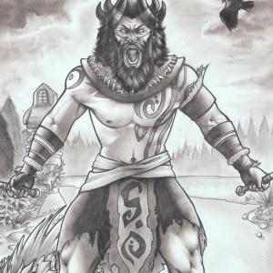 Thumbnail of Beastmaster Traditional Art