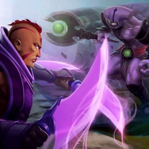 Thumbnail of Anti-Mage and Faceless Void Digital Art