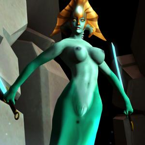 Thumbnail of Naga Siren SFM 3D Art naked