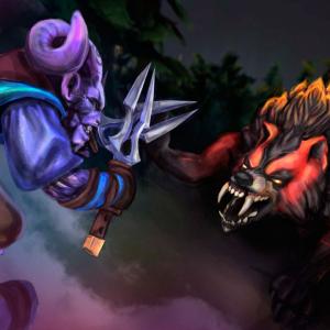 Thumbnail of Lycanthrope and Rikimaru Digital Art