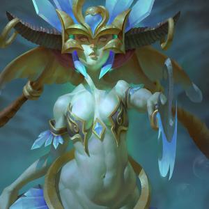 Thumbnail of Naga Siren Digital Art