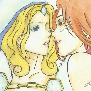 Thumbnail of Lina and Crystal Maiden Traditional Art