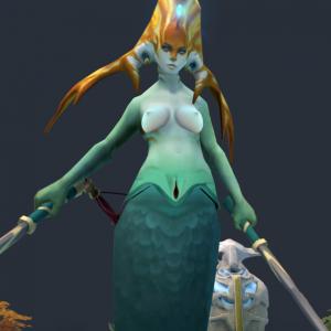 Thumbnail of Naga Siren SFM 3D Art naked