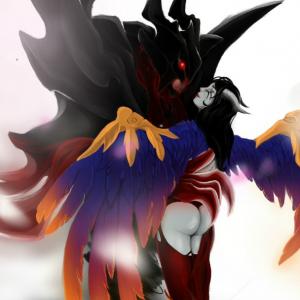 Thumbnail of Queen of Pain and Shadow Fiend Digital Art