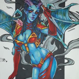 Thumbnail of Queen of Pain Traditional Art