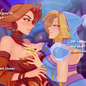 Thumbnail of Lina and Crystal Maiden Digital Art