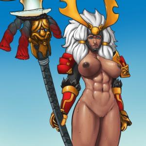 Thumbnail of Legion Commander Digital Art naked