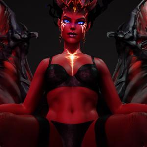 Thumbnail of Queen of Pain SFM 3D Art